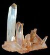 Tangerine Quartz Crystal Cluster - Madagascar #58865-1